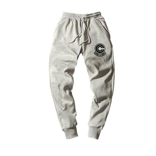 Dragon Capsule Joggers Gray Workout Pants - FitKing