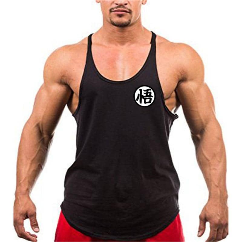 Dragon Simple Workout Tank Black - Superhero Gym Gear