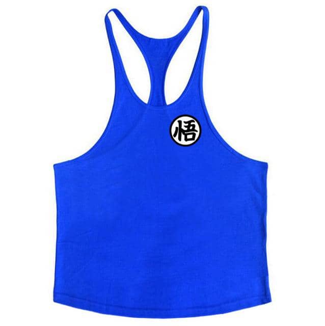 Dragon Simple Workout Tank Blue - Superhero Gym Gear