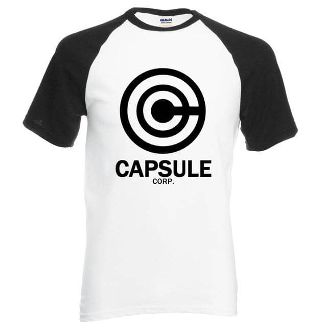 Dragon Capsule Fitted Shirt Black and White - Superhero Gym Gear