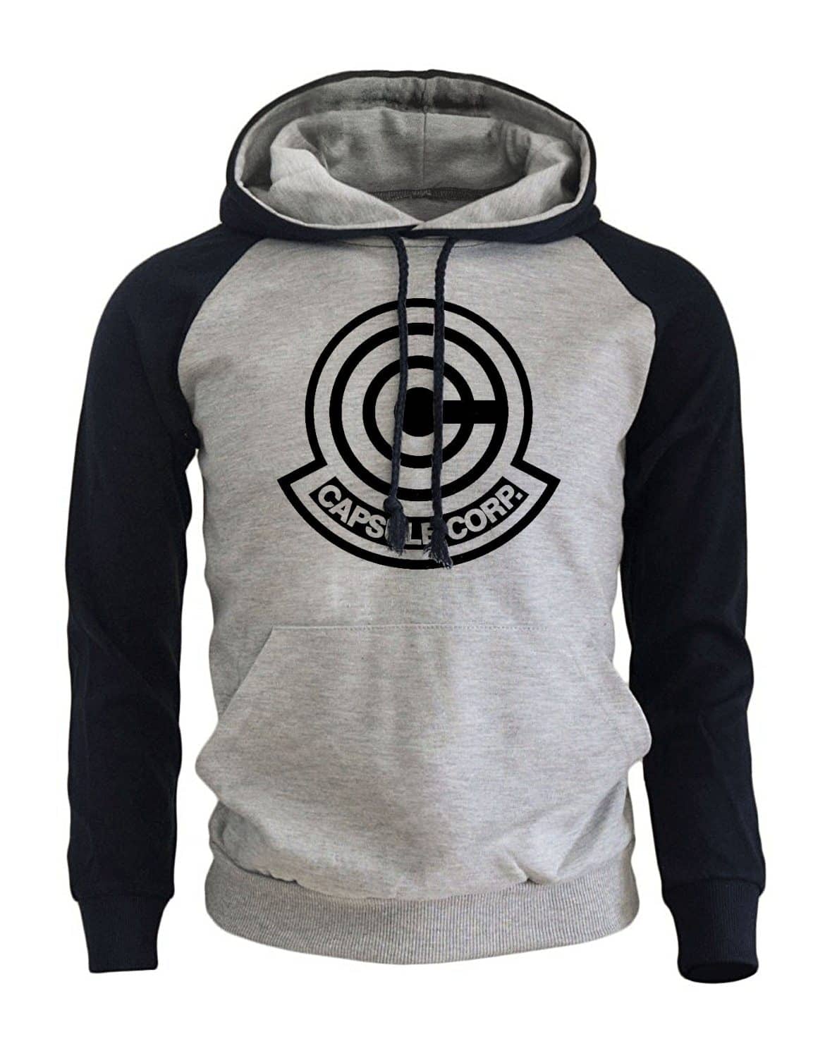 Gray and Dark Blue Capsule Hoodie Logo - Superhero Gym Gear