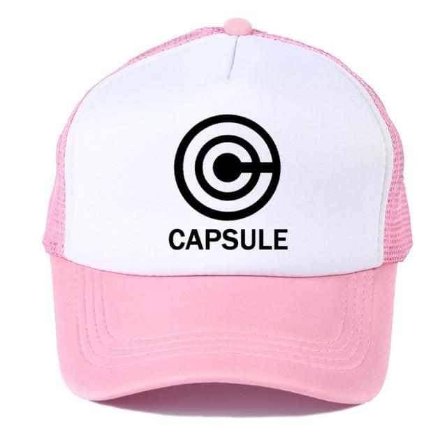 Dragon Capsule Trucker's Baseball Hat Cap Pink - Superhero Gym Gear
