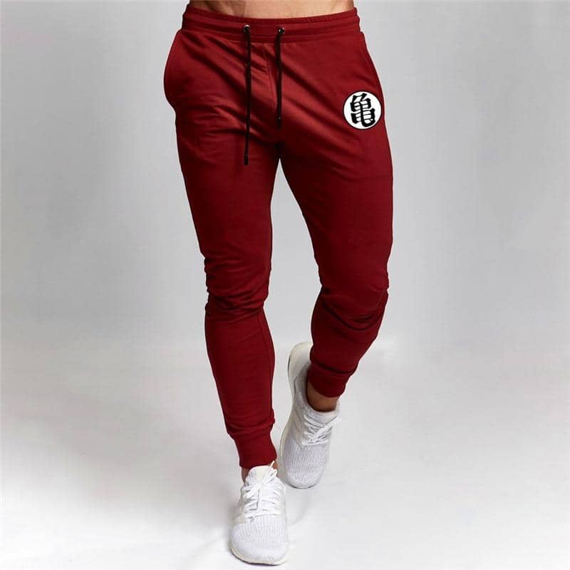 Dragon Fitted Workout Sweats Red V1 - Superhero Gym Gear
