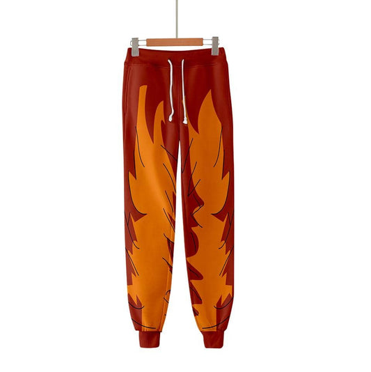 Dragon Warrior Casual Joggers Orange - Superhero Gym Gear