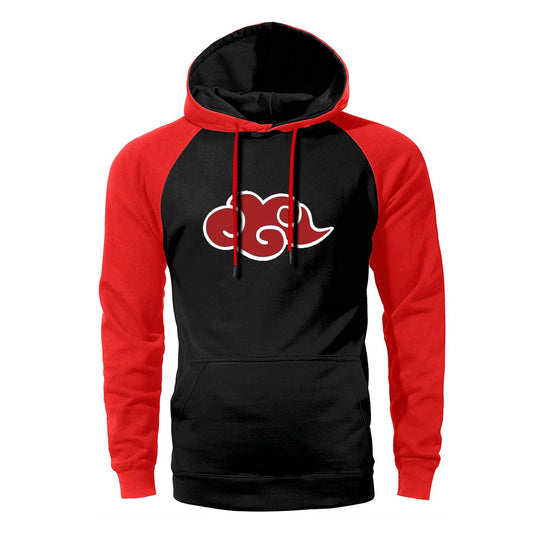 Ninja Cloud Hoodie Black and Red - Superhero Gym Gear