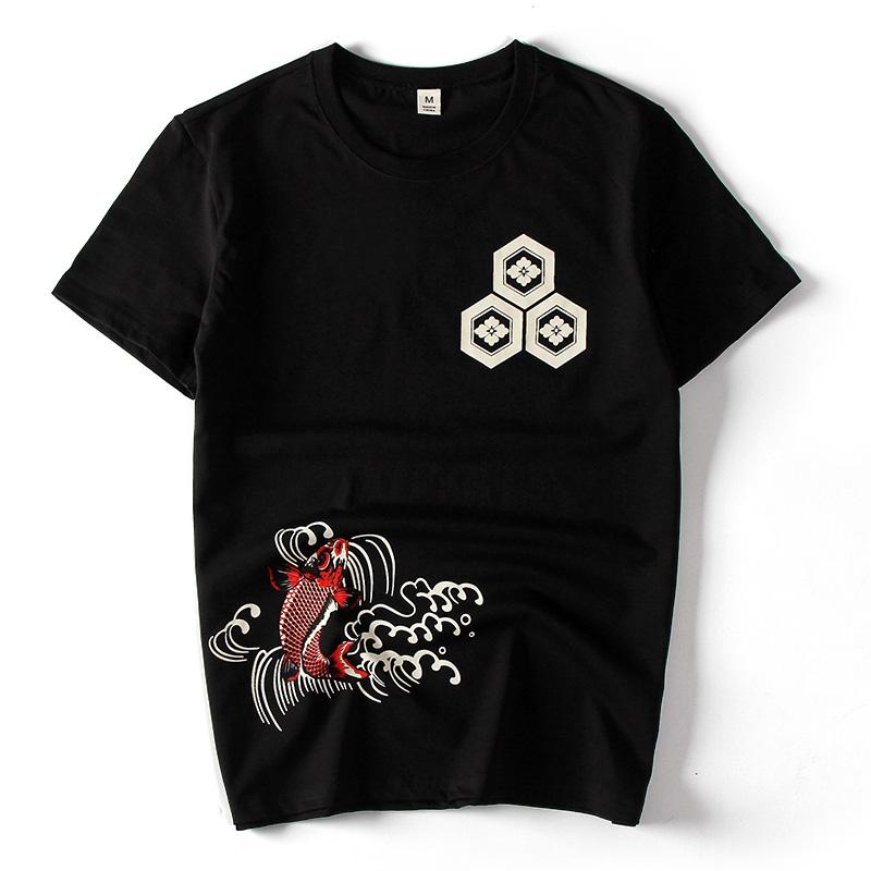 Red Carp Painted T-shirt