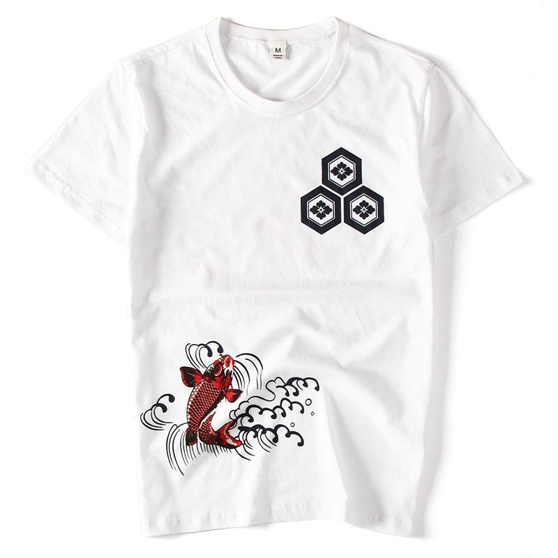Red Carp Painted T-shirt
